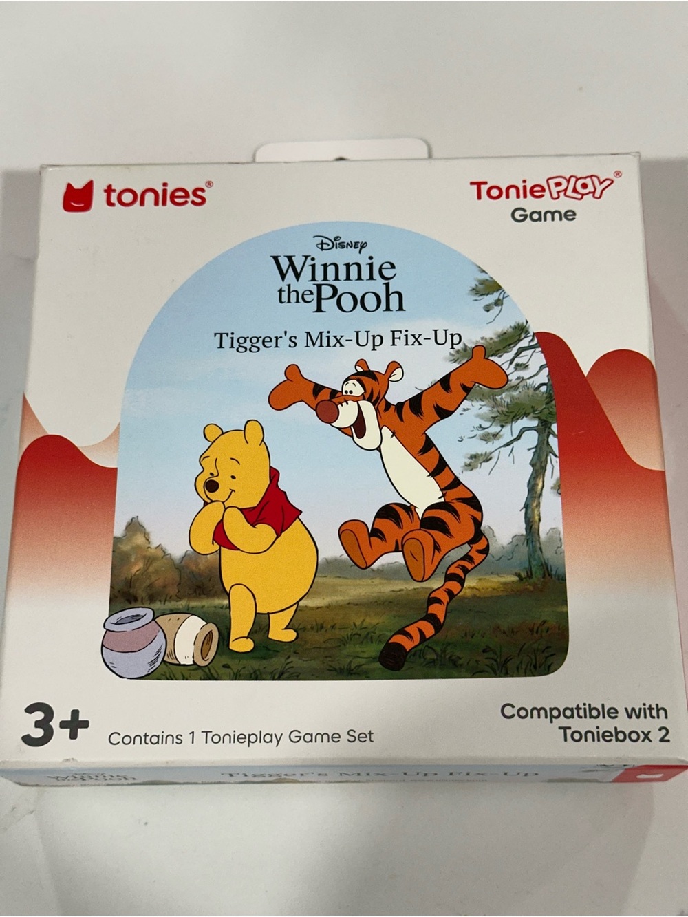 Tonies Disney Winnie the Pooh - Tigger's Mix-Up Fix-Up Tonie (Red/White)